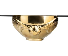 Paladone Golden Snitch Ramen Bowl with Chopsticks
