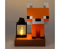 Paladone PALADONE Minecraft Saulės lemputė Lapė (Aukštis: 26,5 cm)