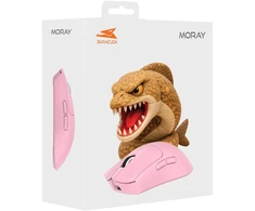 Pelė žaidimams Baracuda BGM-133 Moray, rožinė