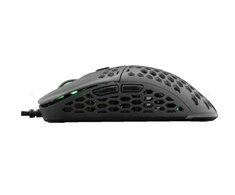 Itin lengva Žaidimų pelė eShark Naginata Black, 60g, Pixart PMW3389 jutiklis, su RGB pašvietimu