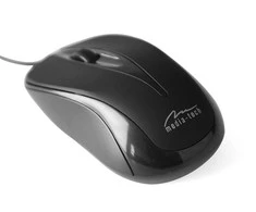 Itin ergonomiška optinė pelė Media-Tech PLANO MT1091K, USB jungtis, 800DPI, juoda