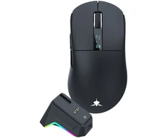 White shark Baltas Shark Baltas Shark GAWAIN-B 500mAh/12000DPI/56g, Juodas