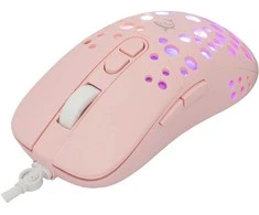 Pelė White Shark Baltas Shark Baltas Shark GM-9004 Tristan-2 Rožinė RGB