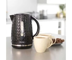 Petra Emerio Virdulys juoda elektrinis 2200 W CHEVRON, 1,7 l