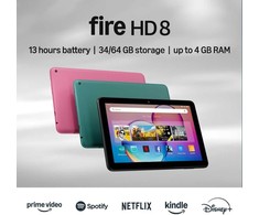 Amazon Fire HD 8 Planšetė (2024) WiFi 32GB mit Werbung juodas B0CVDJ26VQ