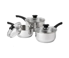 Russell Hobbs RH00542EU7 lengvai filtruojamų keptuvių rinkinys, 3 vnt.