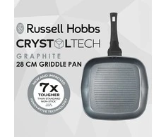Russell Hobbs RH01861EU7 Crystaltech tall griddle 28cm