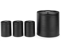 Russell Hobbs RH03270 Liniera 4-Piece Countertop Set, Juodas