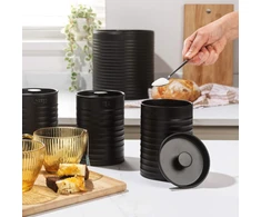 Russell Hobbs RH03270 Liniera 4-Piece Countertop Set, Juodas