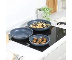 Russell Hobbs RH03293EU7 Nightfall Stone 4-Piece Smart Clip Fry Pan Set