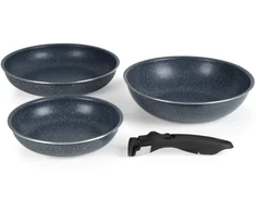 Russell Hobbs RH03296 Nightfall Stone 4-Piece Smart Clip Fry Set