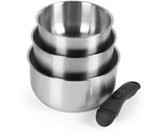 Russell Hobbs RH04034 Stainless Steel 4-Piece Smart Clip Prikaistuvis Set