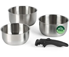 Russell Hobbs RH04034 Stainless Steel 4-Piece Smart Clip Prikaistuvis Set
