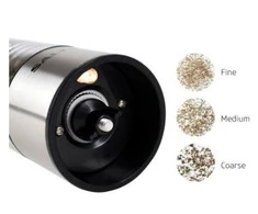 Salter 7522 SSTUR15 Salter Stainless Steel Electric Salt &amp; Pepper Mills