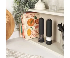 Salter 7524 BKXRUP3 Soft Touch Electric Mill Set, Matte Juodas