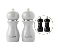 Salter 7613 GYXR Gloss Salt and Pepper Mills Pilkas