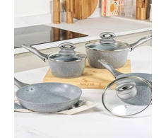 Salter BW04151G1EU7 Timeless Collection Stainless Steel 5 Piece Pan Set