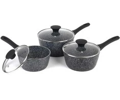 Salter BW11460BRMFO Megastone Thermo Collar 3-Piece Prikaistuvis Set - 16/18/20cm