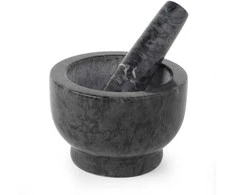 Salter BW11852EU7 Marble Pestle and Mortar, Juodas