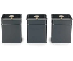 Salter BW124591EU7 Marino 3-Piece Canister Set