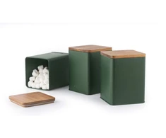 Salter BW12898G Toronto 3-Piece Canister Set, Žalias