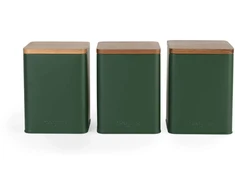 Salter BW12898G Toronto 3-Piece Canister Set, Žalias