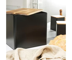 Salter BW128991 Toronto Bread Bin Juodas/Wooden