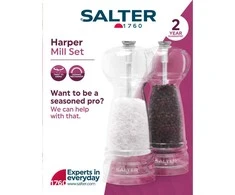 Salter BW12949EU7 Harper Mill Set Transparent