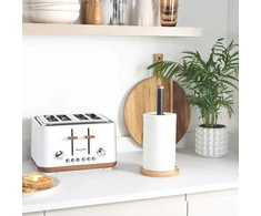 Salter BW135651EU7 Toronto Kitchen Roll Holder, Juodas
