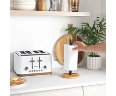 Salter BW135651EU7 Toronto Kitchen Roll Holder, Juodas