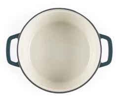 Salter BW13771GR Chester 3.4L Cast Iron Casserole Pot 24 cm Žalias