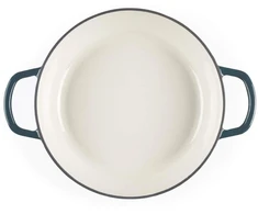 Salter BW13772GR Chester 2.8L Shallow Cast Iron Casserole Pot 30 cm, Žalias