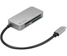 Sandberg USB-C kelių kortelių skaitytuvas Pro