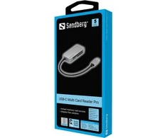 Sandberg USB-C kelių kortelių skaitytuvas Pro