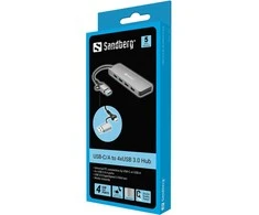 Sandberg USB-C/A iki 4xUSB 3.0 Hub