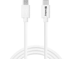 Sandberg 136-74 USB-C>MicroUSB įkrovimo laidas 1 m