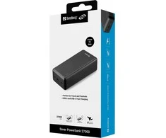 Powerbank Sandberg 320-43 bank mocy Litowo-jonowa (Li-Ion) 27000 mAh Juodas