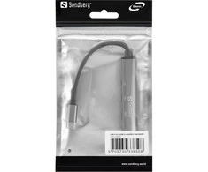 Sandberg USB-C iki 3xUSB-A+2xUSB-C SAVER