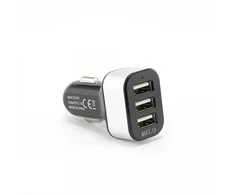 Sbox automobilinis įkroviklis CC-331B 3.1A juodos spalvos/pilkas