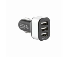 Sbox automobilinis įkroviklis CC-331B 3.1A juodos spalvos/pilkas