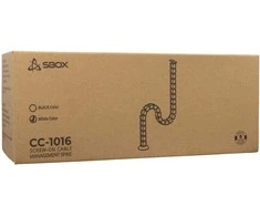 Kabelių tvarkymo sistema Sbox CC-1016W, 99 × 99 × 1292 mm, balta