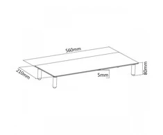 Laikiklis Sbox Technology Sbox DS-610 Desktop Riser for Monitorius or Notebook