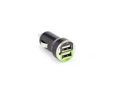 Sbox CC-221B Dual USB automobilinis įkroviklis CC-221B juodos spalvosberry juodos spalvos