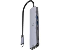 Sbox H-999 7in1 USB-C šakotuvas