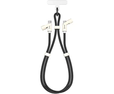 Sbox LANYARD Juodas Type-C -Type-C 1.5m Juodas