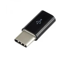 Sbox Technology Sbox Micro USB 2.0 F. -> TYPE C M. Juodas AD.USB-C B