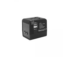 Sbox Technology SBOX Universal Travel Adapteris, juodos spalvos (TA-23)