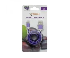 Sbox USB->Micro USB M/M 1m USB-10315U plum violertinės spalvos