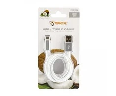 Sbox Technology Sbox USB-TYPEC-15W USB->C tipo M/M 1.5m kokoso baltos spalvos