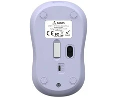 SBOX Belaidė pelė, 4D, 1600 DPI, Rechargeable Baterija, Violetinė (WM-602U)